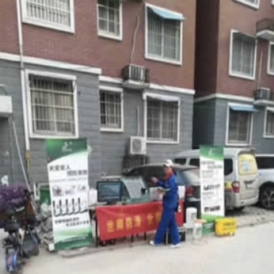 河南省周口市水岸明家小區(qū)地面防滑處理